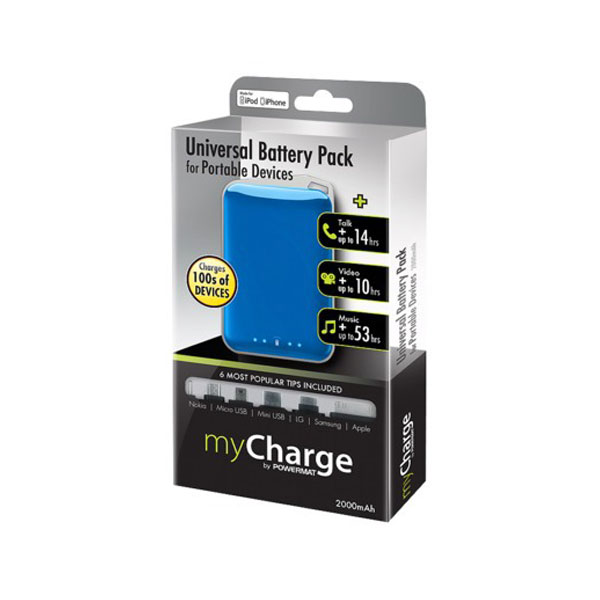 MyCharge Powermat Portable Rechargeable Battery