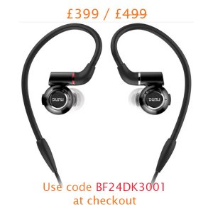 Dunu DK-3001 3 x Balanced 1 x Dynamic Hybrid Earphones