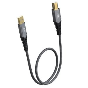 FiiO LA-UB1 USB-A to USB-B Audio Cable (Cable only, missing packaging)