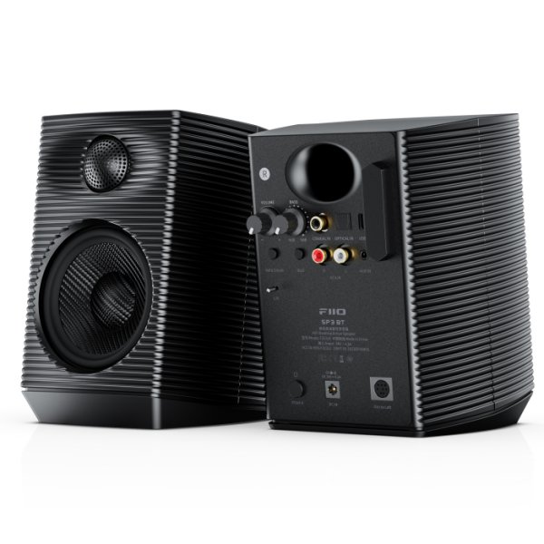 FiiO SP3 BT High Fidelity Active Desktop Speakers with Bluetooth - BLACK (Damaged packaging)